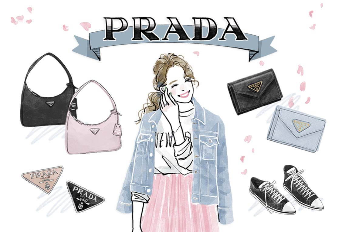 春らしいパステルカラーも！『PRADA（プラダ）』の「トライアングル